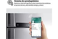 Frigorífico americano - LG GSLV71PZTD, No Frost, 179 cm, 635 l, DoorCooling+™, ThinQ™, Inox antihuellas