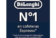 Cafetera superautomática - De'Longhi Rivelia EXAM440.35.W, Molinillo integrado, Espumador leche, Táctil, 4 perfiles, 8 recetas, 19bar, 1450W, Blanco