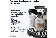 Cafetera superautomática - De'Longhi Magnifica Start Milk, ECAM220.80.SB, Molinillo integrado,Depósito leche,Táctil, Espumado automático, 1450W, 15bar