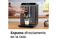 Cafetera superautomática - Bosch TIE20504, 15 bar, 1300 W, 2 tazas, SensoFlow System, OneTouch, Diamond titanium metallic