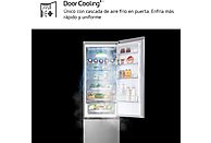 Frigorífico combi - LG GBV5250CPY, Total No Frost, 203 cm, 387 L, DoorCooling+™, FRESHConverter™, Inox antihuellas