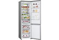 Frigorífico combi - LG GBV5250CPY, Total No Frost, 203 cm, 387 L, DoorCooling+™, FRESHConverter™, Inox antihuellas