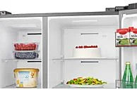 Frigorífico americano - Hisense RS818N4TIE1, No Frost, 179 cm, 636 l, WI-FI, Dispensador Agua & Hielo, Inox