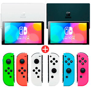 Nintendo Switch OLED + 2 Joy Con a elegir